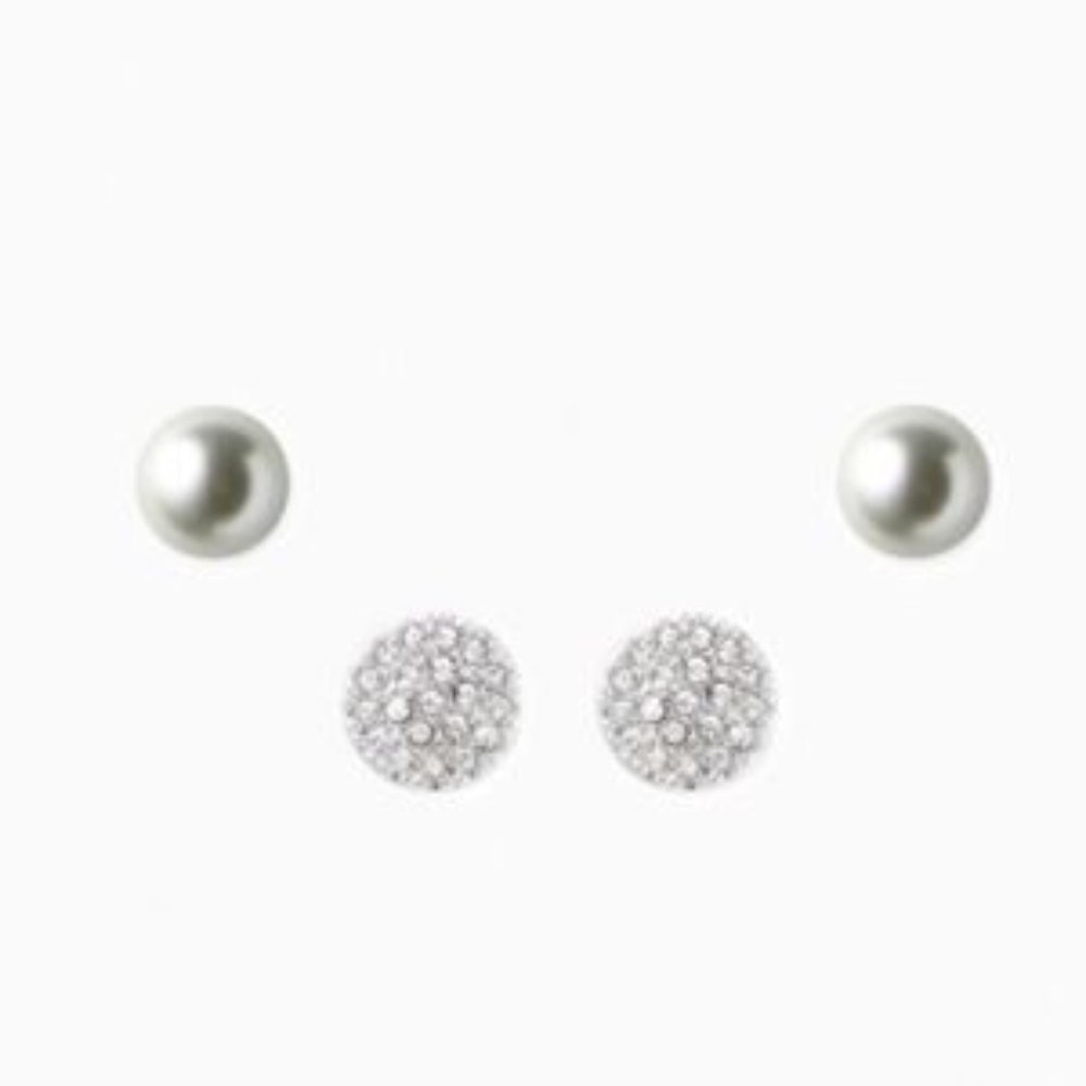 Stella & Dot Luxe Stud Pack - Silver